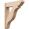 Ekena Millwork 7 1/2-in W x 28-in D x 34-in H Funston Slat Rough Cedar Woodgrain TimberThane Outlooker, Primed Tan OUTUR075X28X34FST24RCPR - alternate 1